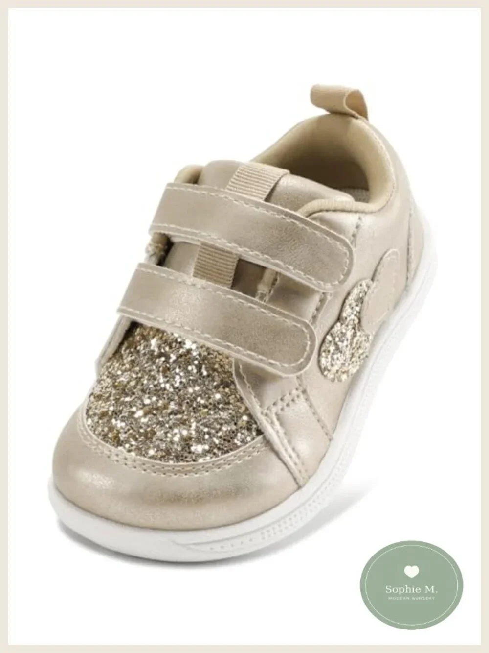 Toddler Barefoot Sneakers Wide Toe Box First Walker Boys Girls Hook Loop